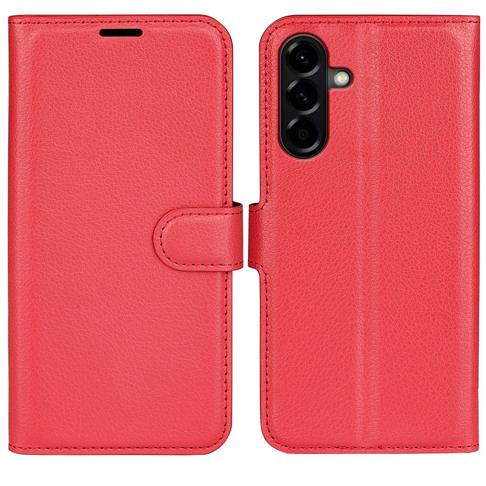 Samsung Galaxy A57 - EIDERWOOD Kunstlæder Flip Cover - Rød
