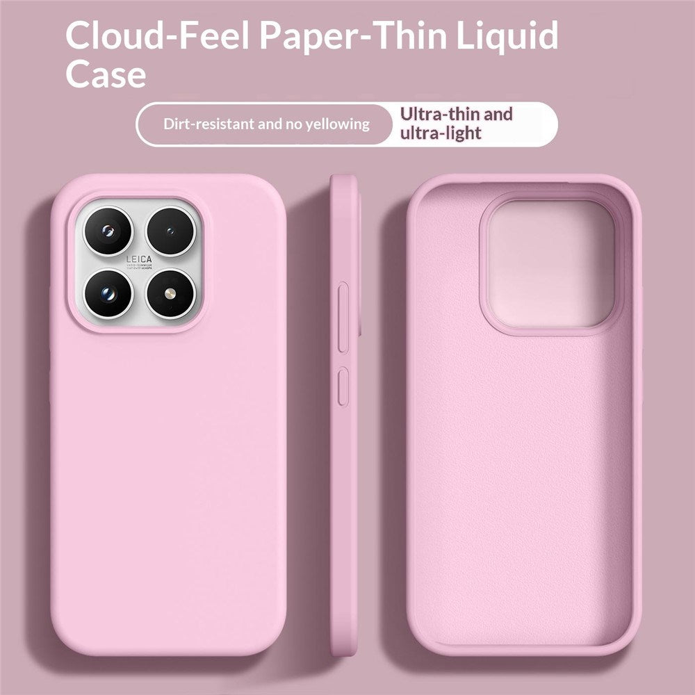 Xiaomi 17 EIDERWOOD 2-i-1 Silikone & Hård Plast Bagside Cover - Lyserød