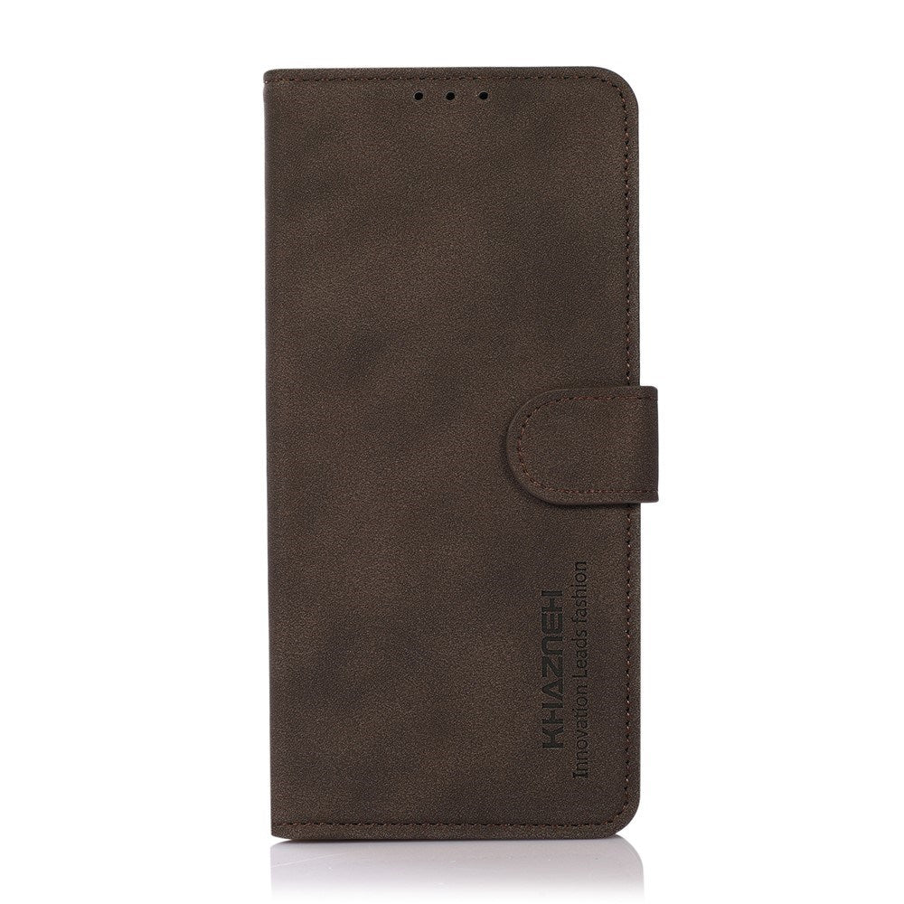 Samsung Galaxy A57 Kunstlæder Mobilcover m. Kortholder - Brun