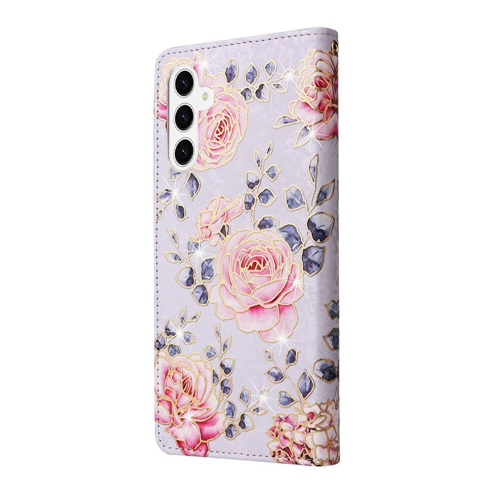 EIDERWOOD Samsung Galaxy S26 Kunstlæder Flip Cover - Blomster - Roser