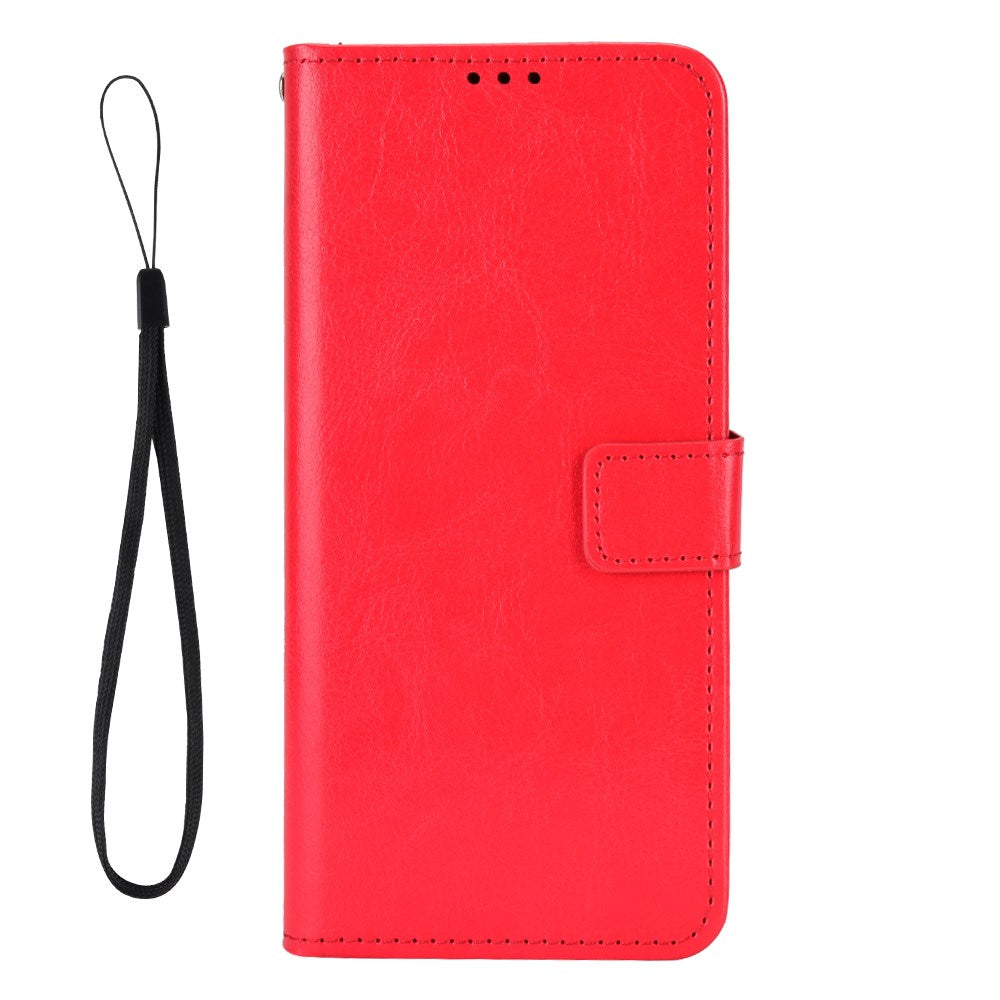Nothing Phone (3a) Lite EIDERWOOD Kunstlæder Flip Cover - Strop - Rød