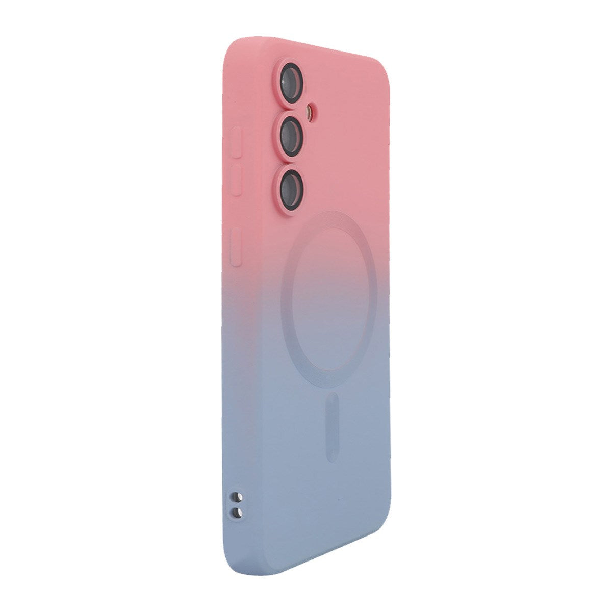 Samsung Galaxy A57 ENKAY Gradient Silikone Bagsidecover - Lyserød / Blå