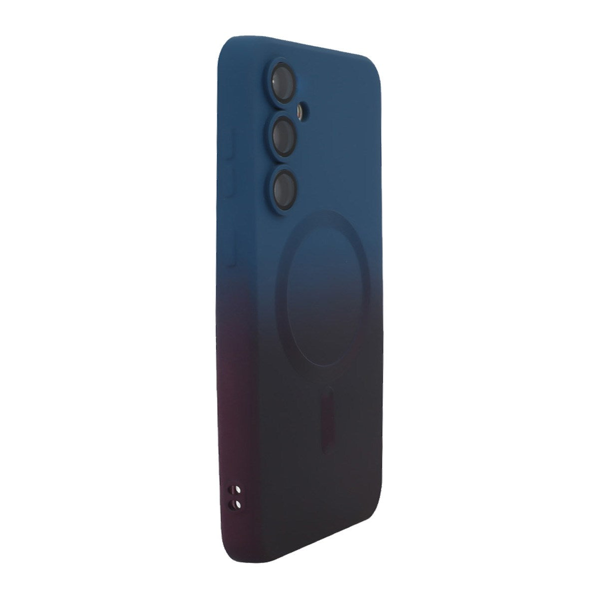 Samsung Galaxy A57 ENKAY Gradient Silikone Bagsidecover - Blå / Sort