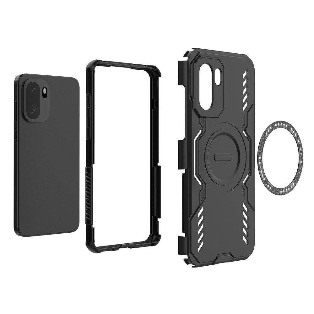 OnePlus 15R EIDERWOOD Håndværker Cover - Varmeafledning - MagSafe Kompatibel - Rød