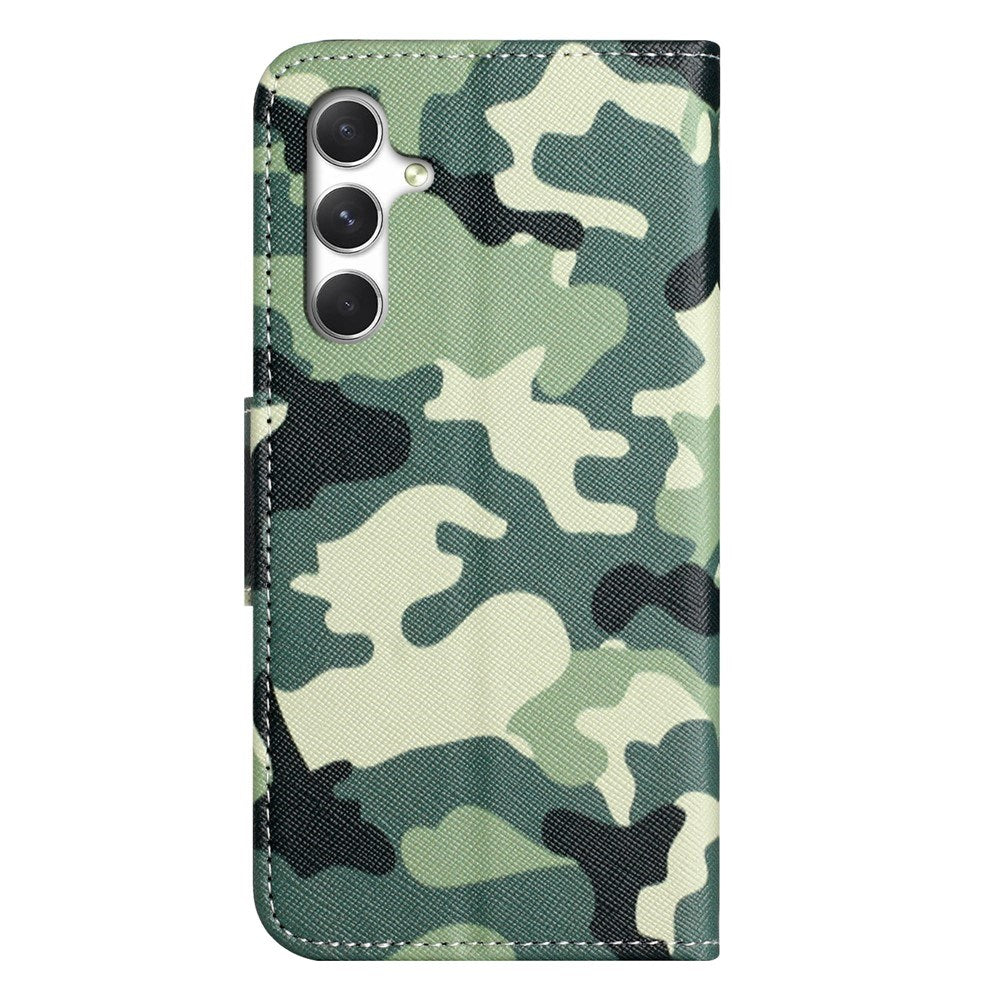 EIDERWOOD Samsung Galaxy S26 Kunstlæder Flip Cover - Mønster - Camouflage