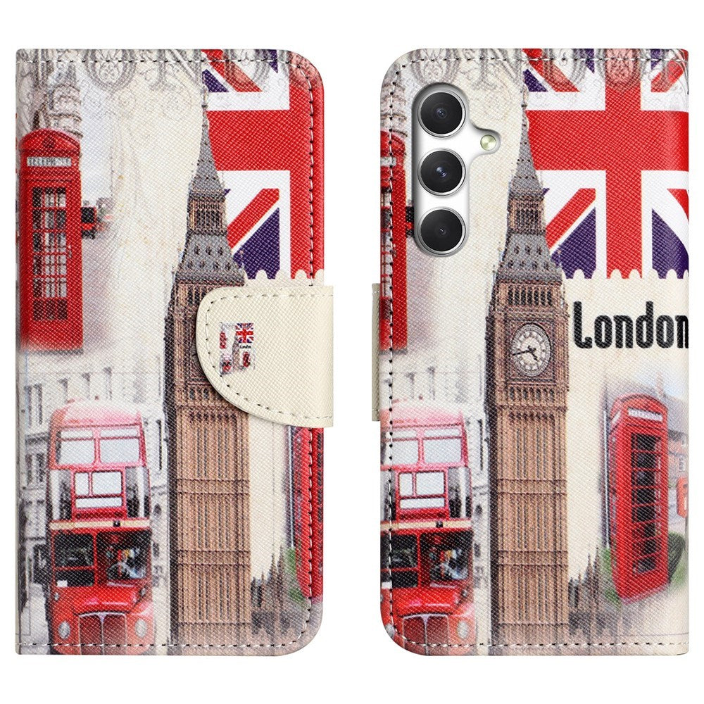 EIDERWOOD Samsung Galaxy S26 Kunstlæder Flip Cover - Mønster - London