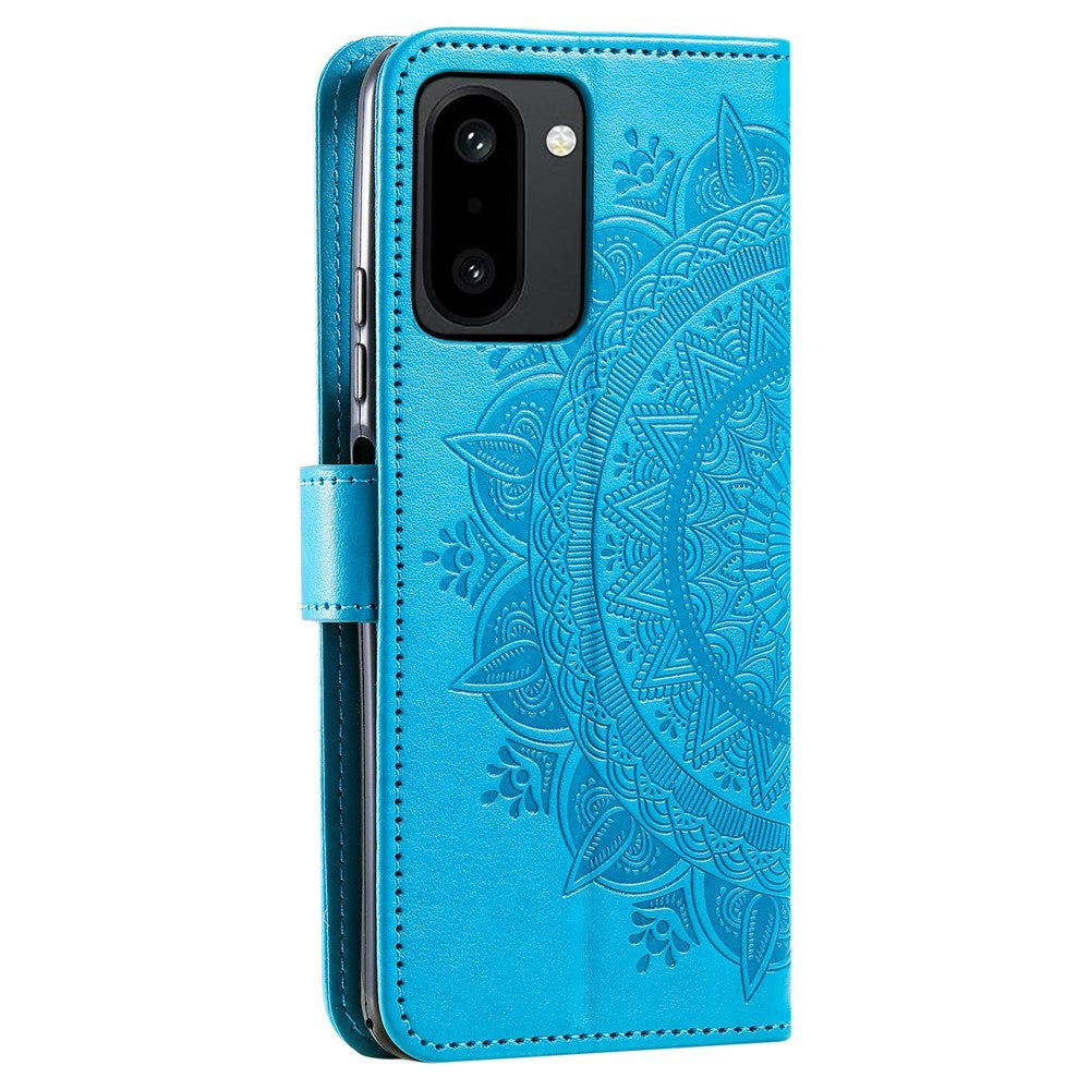 EIDERWOOD OnePlus 15R Kunstlæder Flip Cover - Mønster - Blå