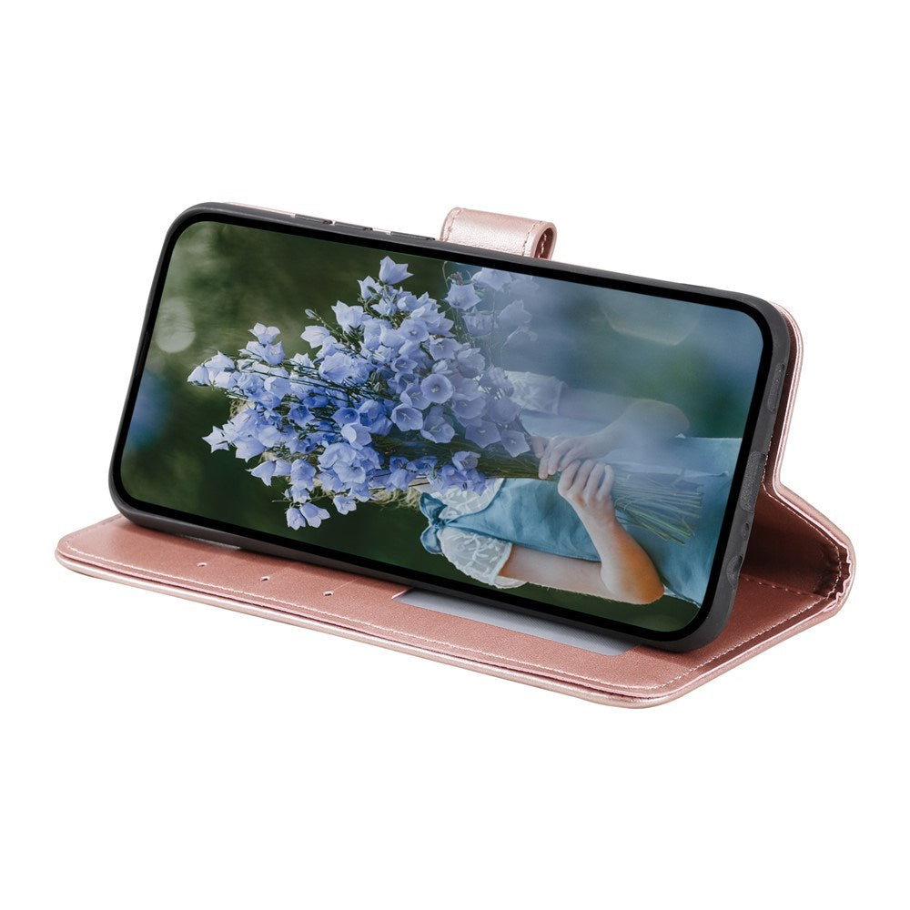 EIDERWOOD OnePlus 15R Kunstlæder Flip Cover - Mønster - Lyserød