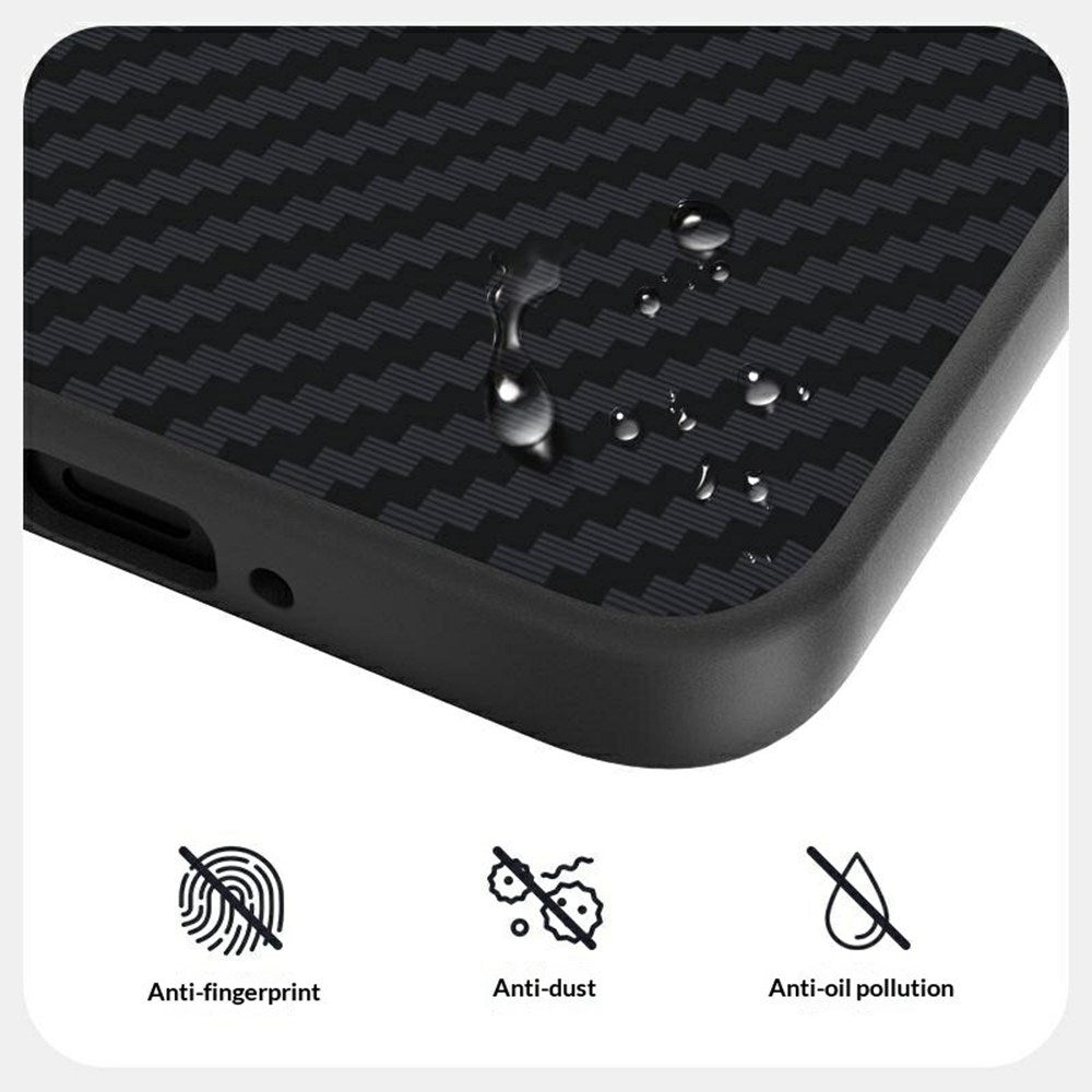EIDERWOOD OnePlus 15R Carbon Cover - MagSafe Kompatibel - Sort / Sølv