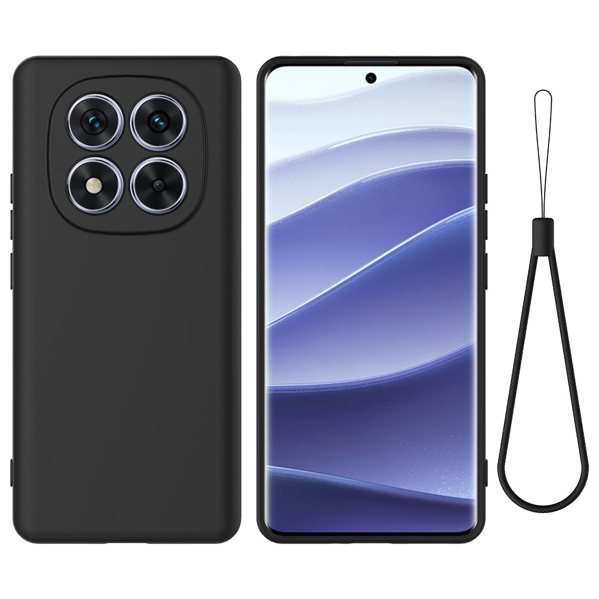 Xiaomi Redmi Note 15 Pro (5G) EIDERWOOD Silikone Bagside Cover m. Strop - Sort
