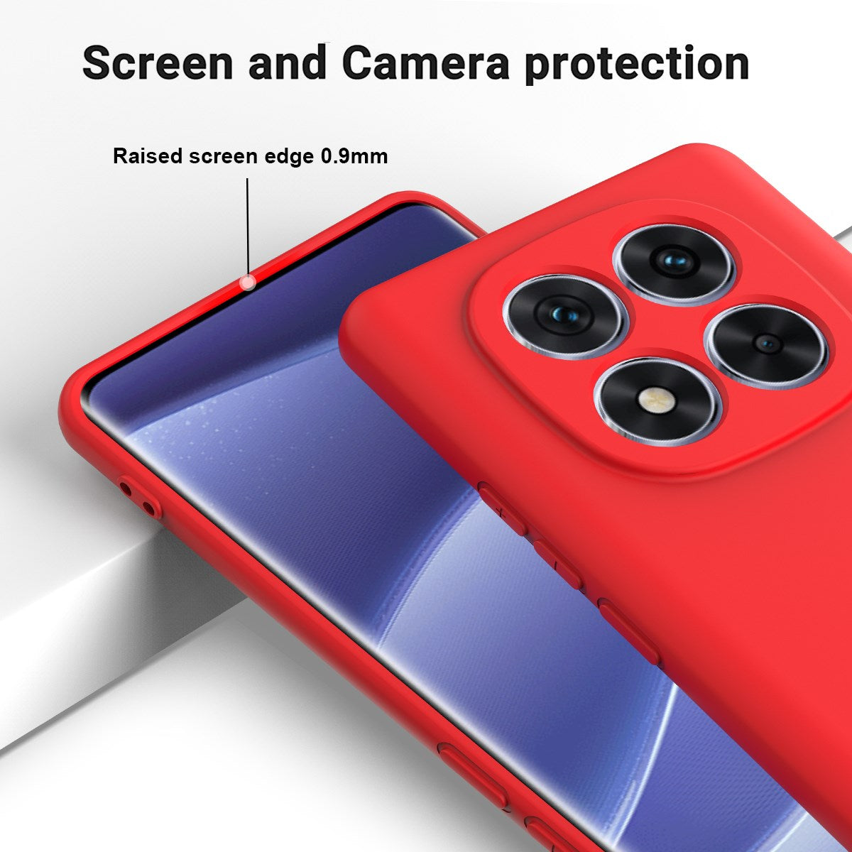 Xiaomi Redmi Note 15 Pro (5G) EIDERWOOD Silikone Bagside Cover m. Strop - Rød
