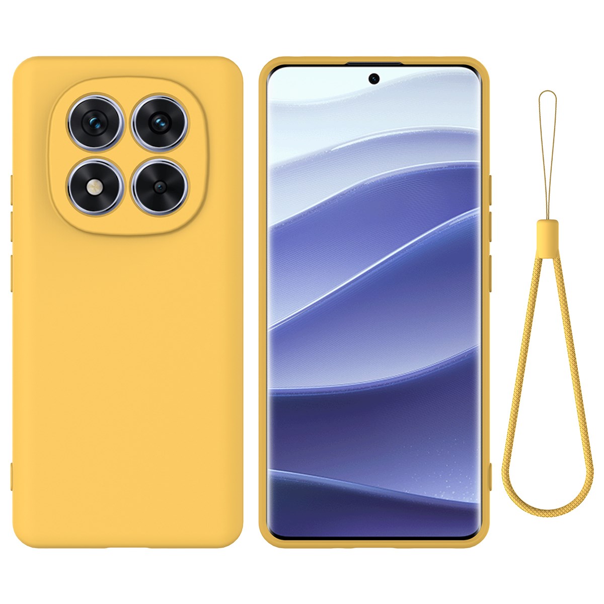 Xiaomi Redmi Note 15 Pro (5G) EIDERWOOD Silikone Bagside Cover m. Strop - Gul
