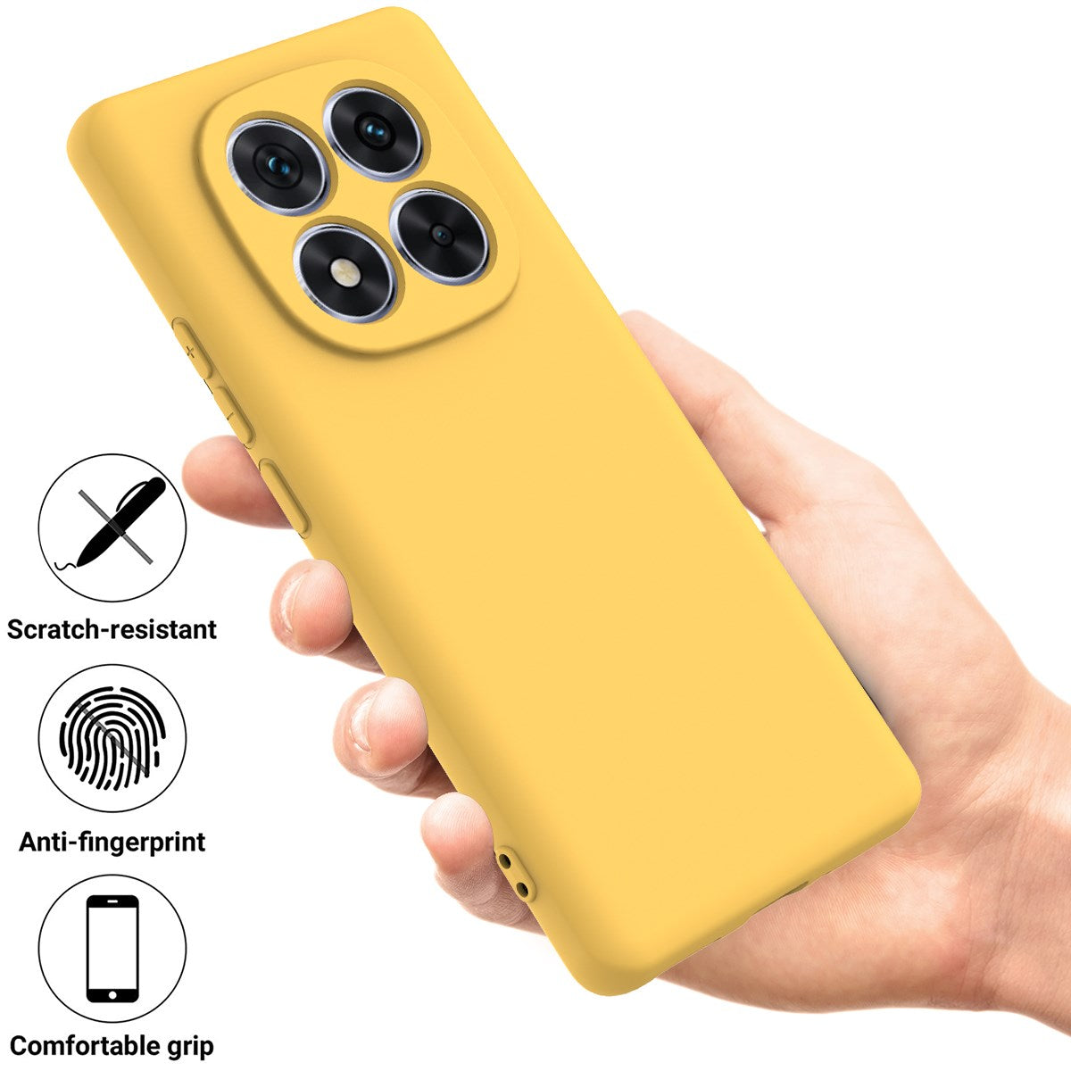Xiaomi Redmi Note 15 Pro (5G) EIDERWOOD Silikone Bagside Cover m. Strop - Gul