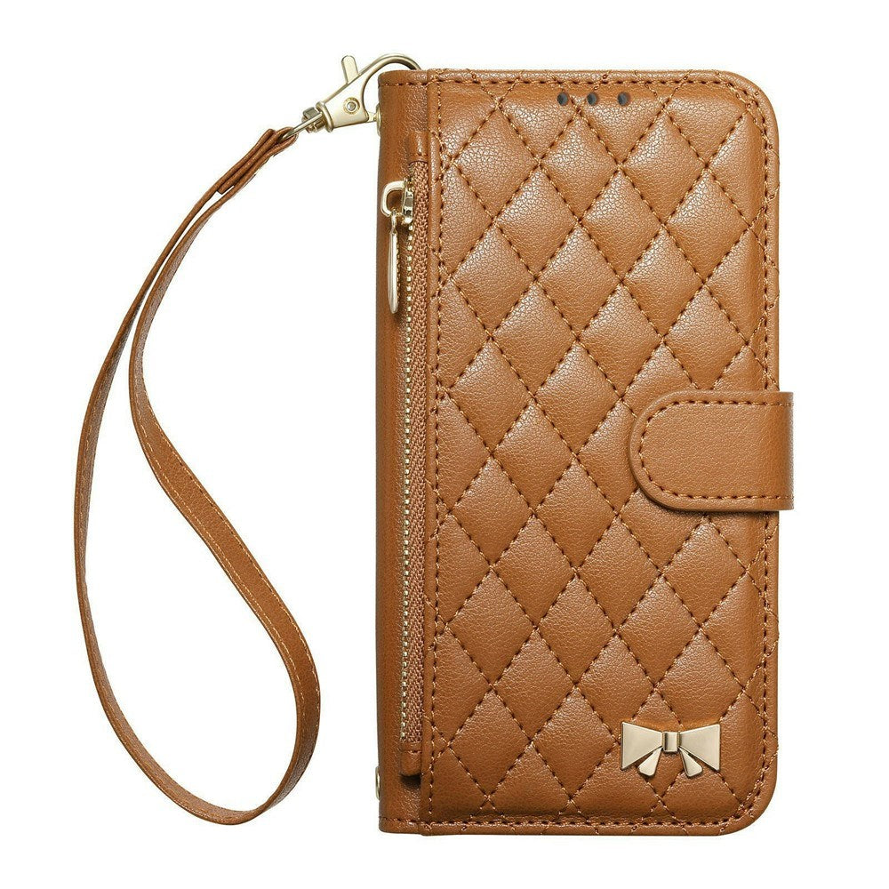 iPhone 18 Pro / 17 Pro EIDERWOOD Kunstlæder Flip Cover m. Tekstur - Brun