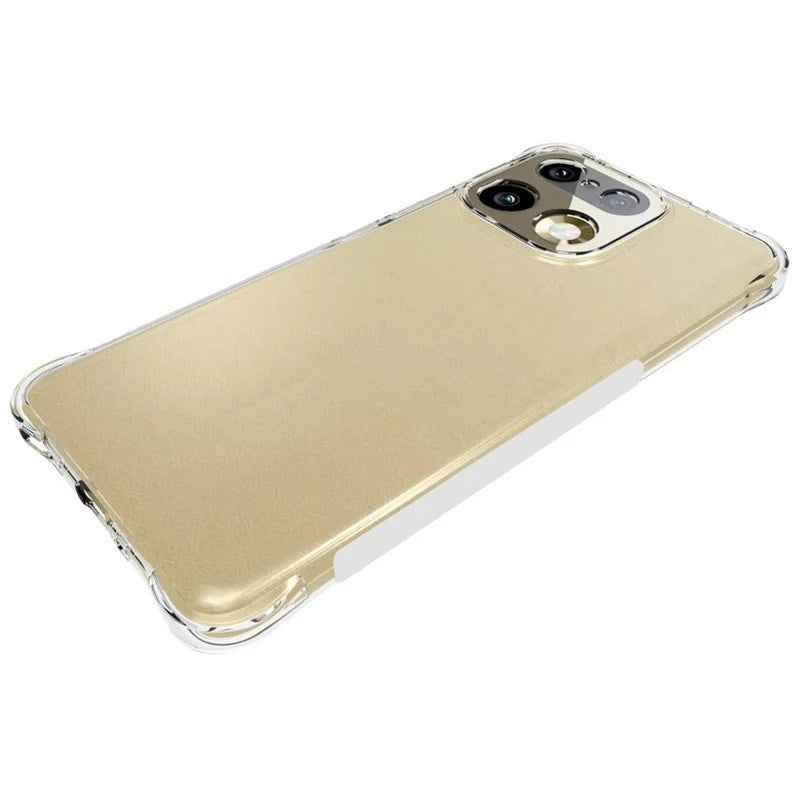 Realme 16 Pro+ WANLONFENG Fleksibelt Plastik Bagsidecover m. Forstærkede Hjørner - Gennemsigtig