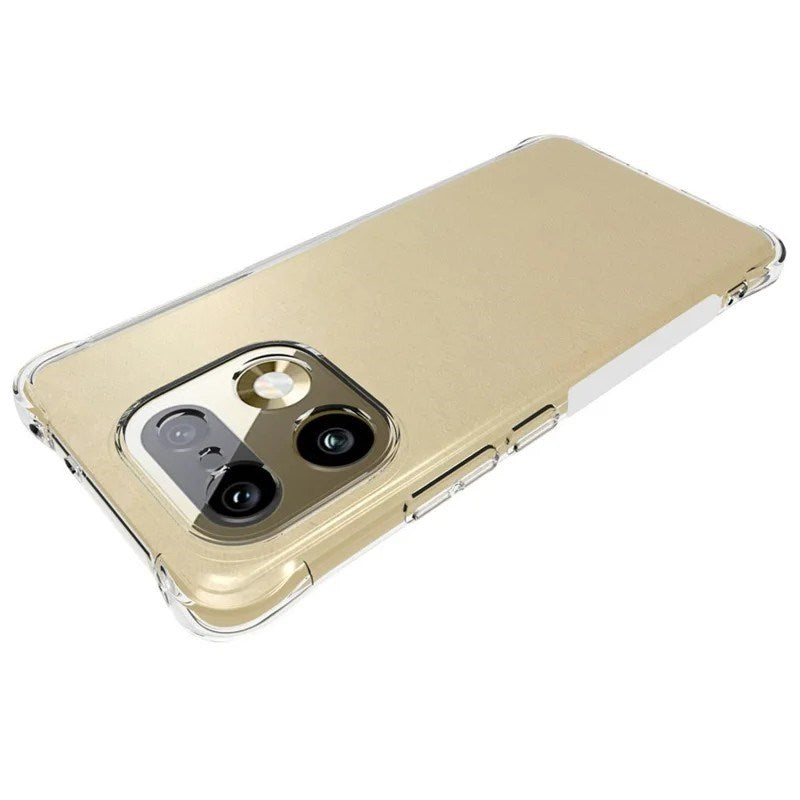 Realme 16 Pro+ WANLONFENG Fleksibelt Plastik Bagsidecover m. Forstærkede Hjørner - Gennemsigtig