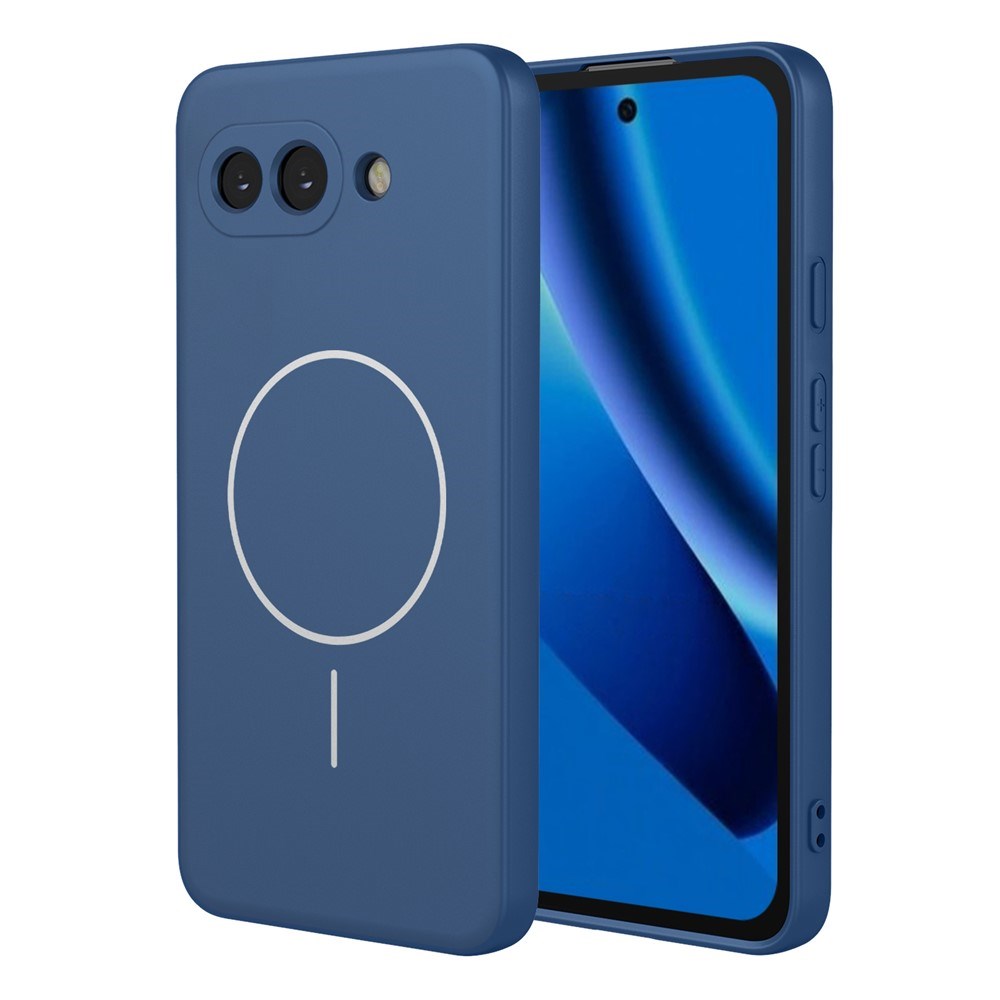 Google Pixel 10a EIDERWOOD Fleksibelt Plast Bagside Cover - MagSafe Kompatibel - Blå