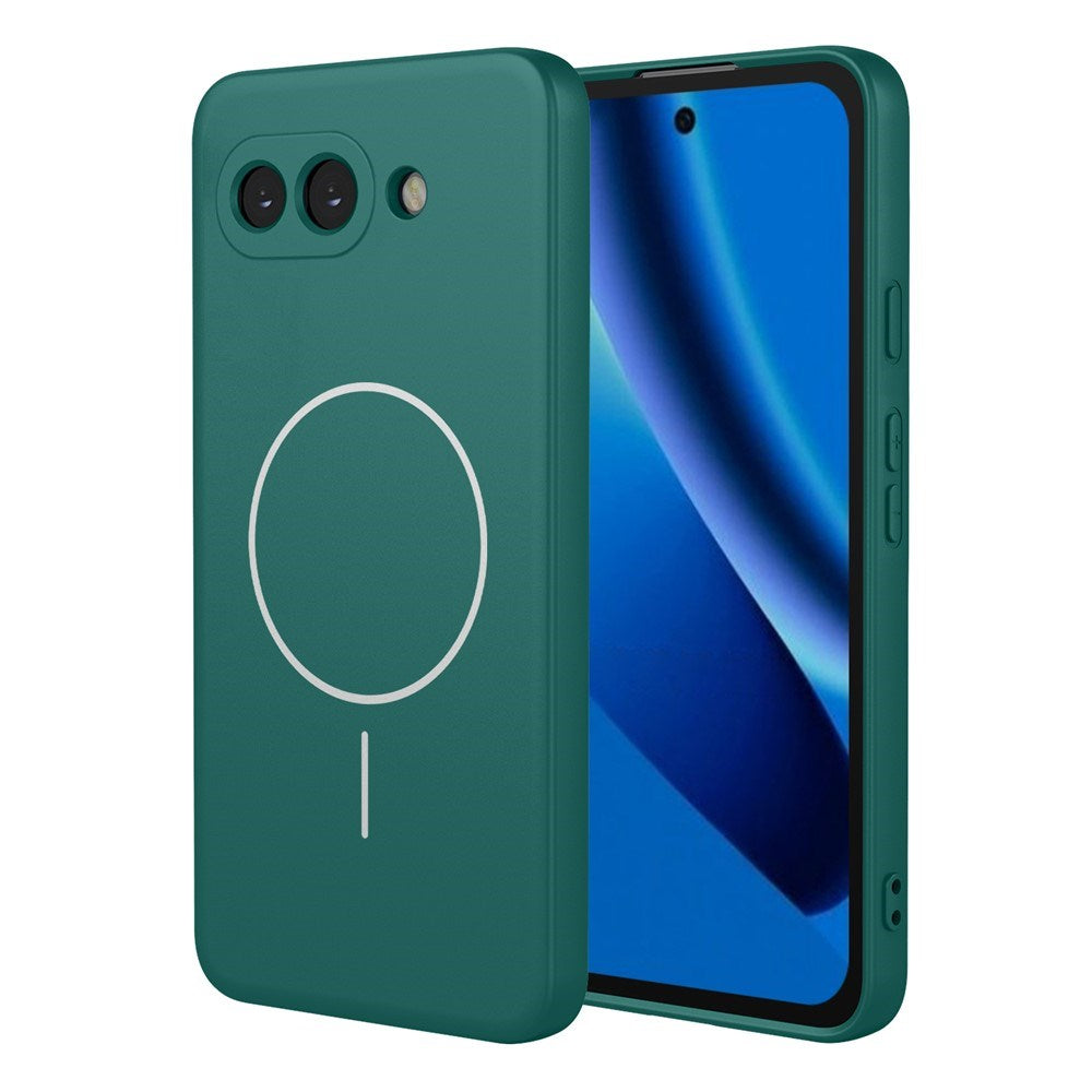 Google Pixel 10a EIDERWOOD Fleksibelt Plast Bagside Cover - MagSafe Kompatibel - Grøn