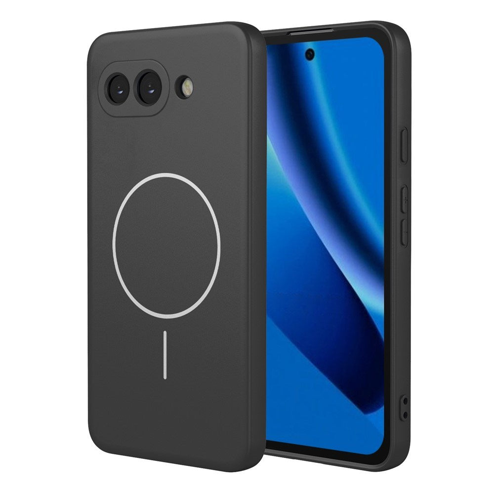 Google Pixel 10a EIDERWOOD Fleksibelt Plast Bagside Cover - MagSafe Kompatibel - Sort