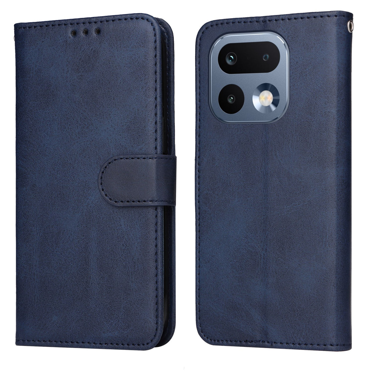 Realme 16 Pro EIDERWOOD Kunstlæder Flip Cover inkl. Strop - Blå