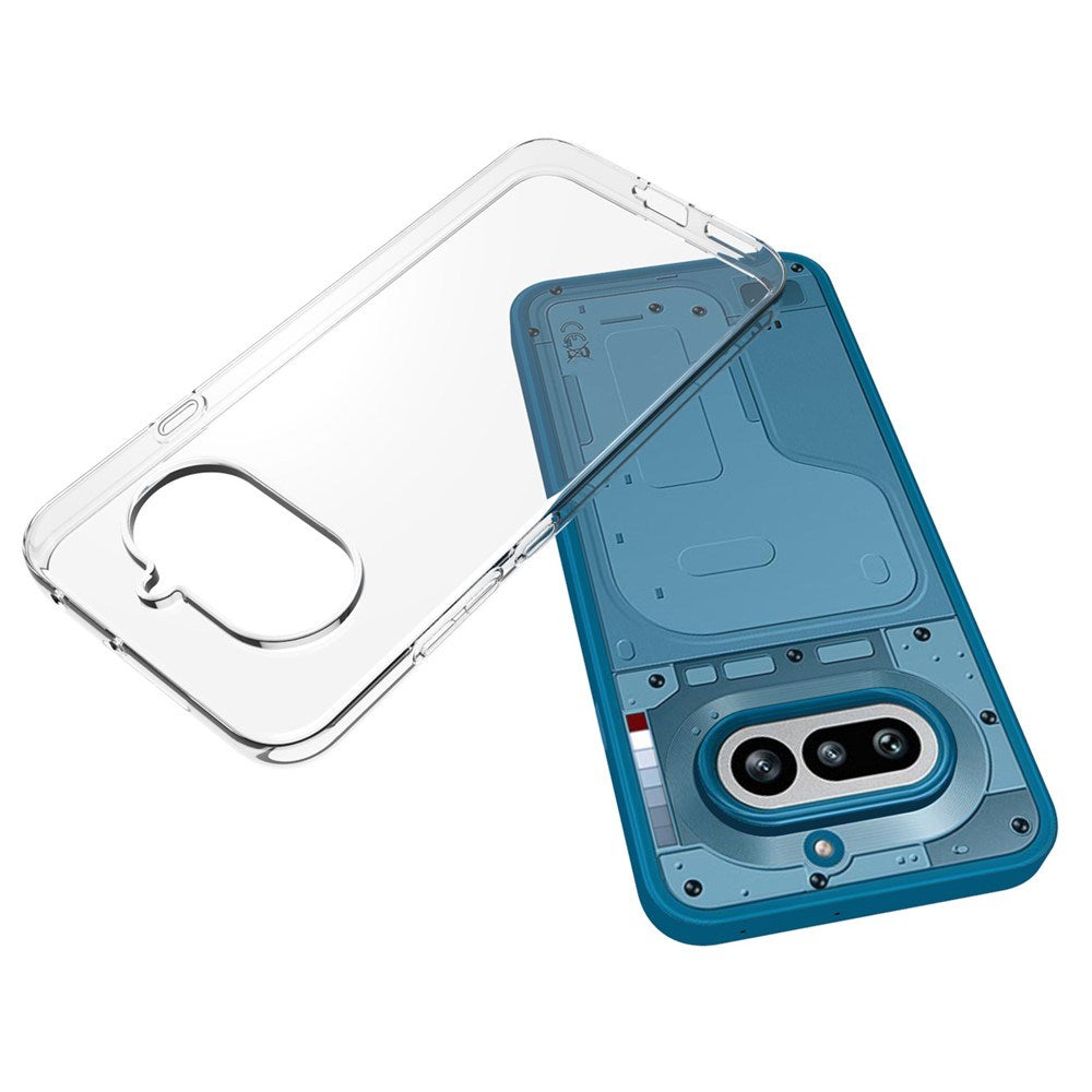 Nothing Phone (4a) EIDERWOOD Fleksibelt Plast Bagside Cover - Gennemsigtig