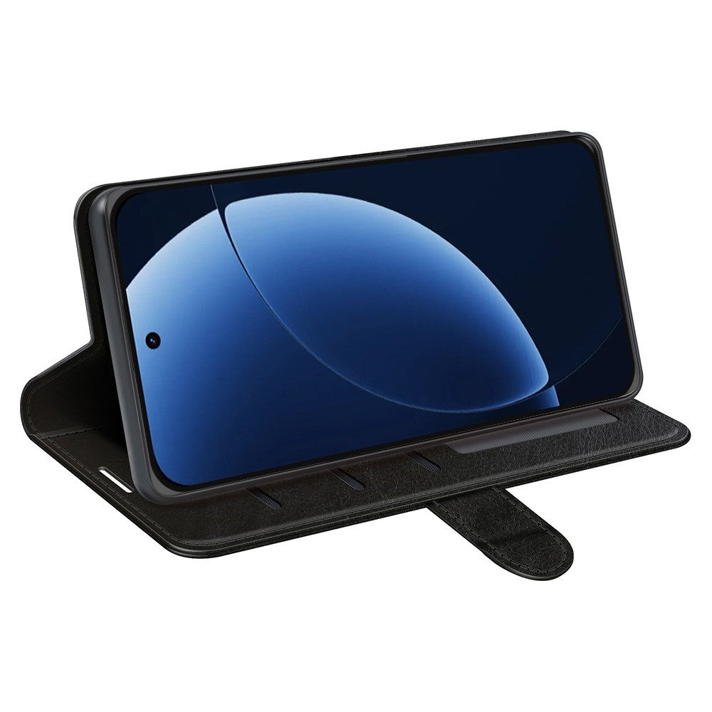 Realme GT 8 Pro EIDERWOOD Kunstlæder Flip Cover - Sort