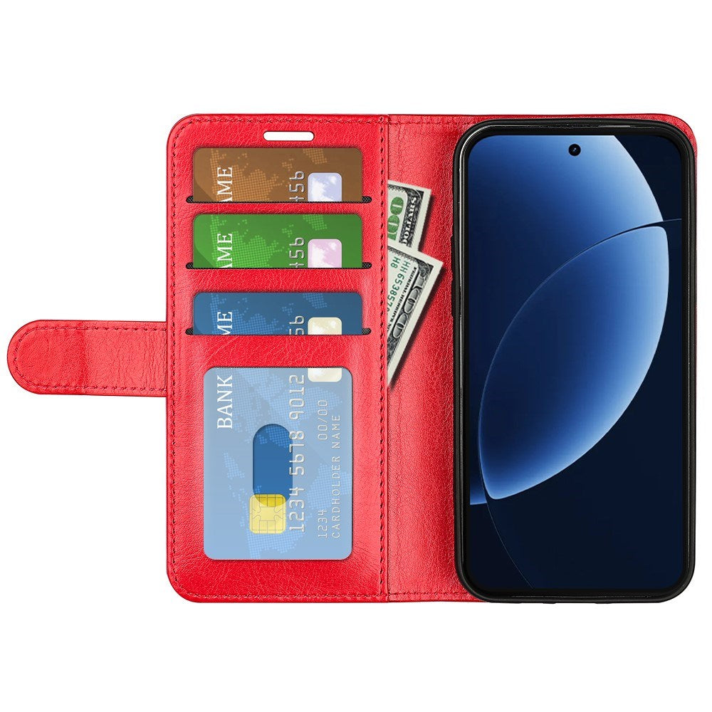 Realme GT 8 Pro EIDERWOOD Kunstlæder Flip Cover - Rød
