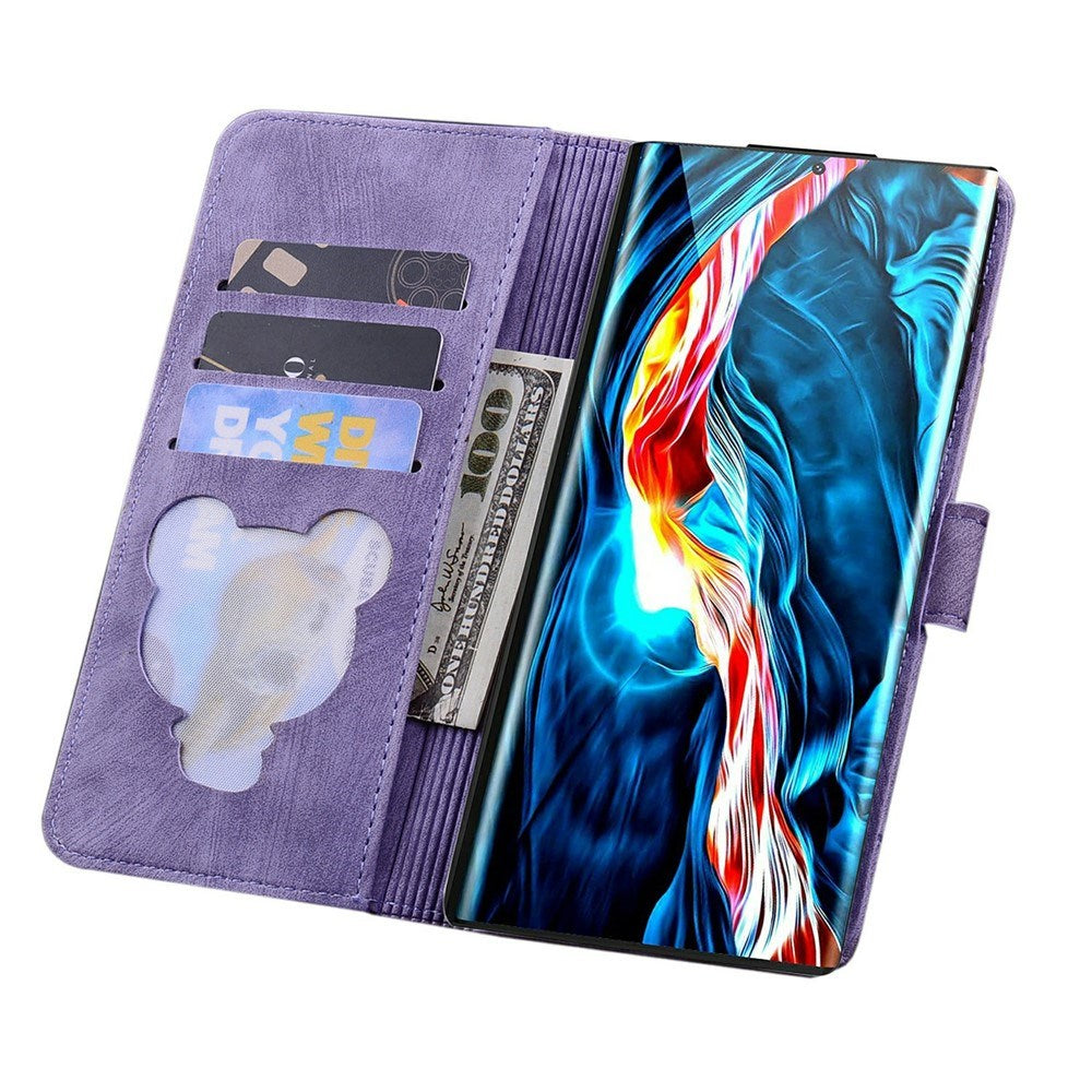 Samsung Galaxy S26 EIDERWOOD Mobil Cover m. Tryk / Kortholder / Strop - Lilla