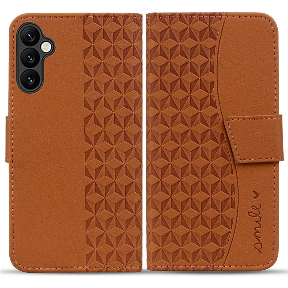 Samsung Galaxy A57 EIDERWOOD Mobilcover m. Tryk - Kortholder & Strop - Brun