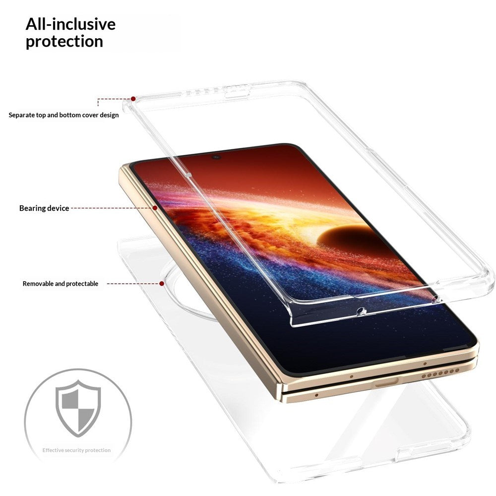 Honor Magic V6 EIDERWOOD Fleksibelt Plast Mobilcover - Gennemsigtig