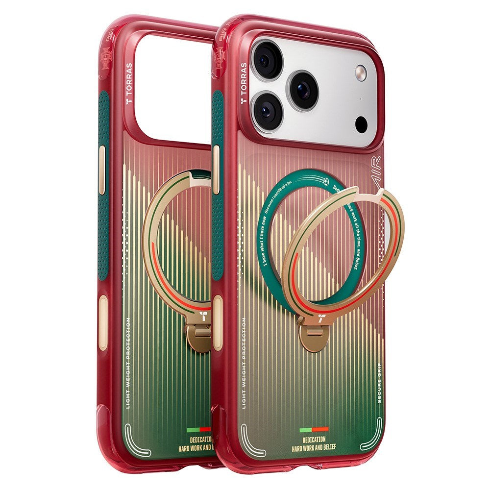 iPhone 17 Pro Max TORRAS Ostand Q3 Air Case m. 360° Kickstand - MagSafe Kompatibel - Glory Slash