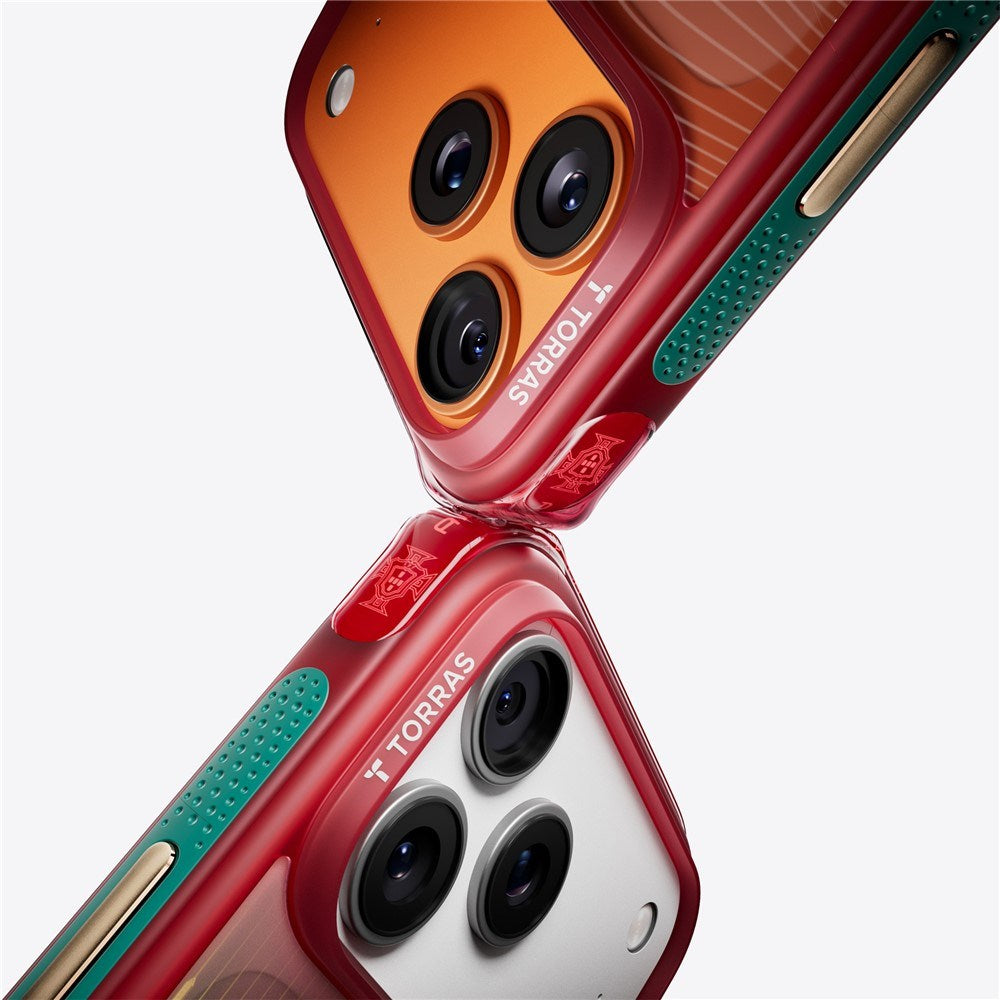 iPhone 17 Pro Max TORRAS Ostand Q3 Air Case m. 360° Kickstand - MagSafe Kompatibel - Glory Slash