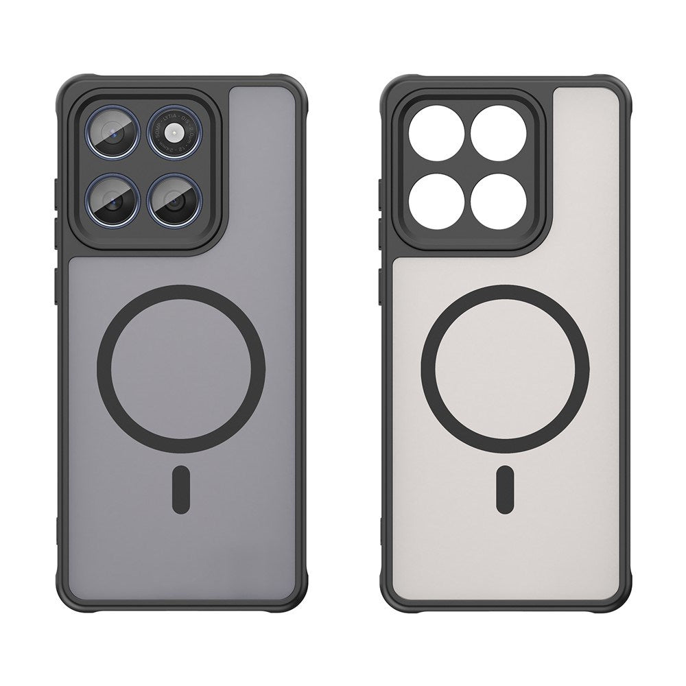 Motorola Moto G77 / G67 EIDERWOOD Hybrid Plastik Bagside Cover - MagSafe Kompatibel - Sort