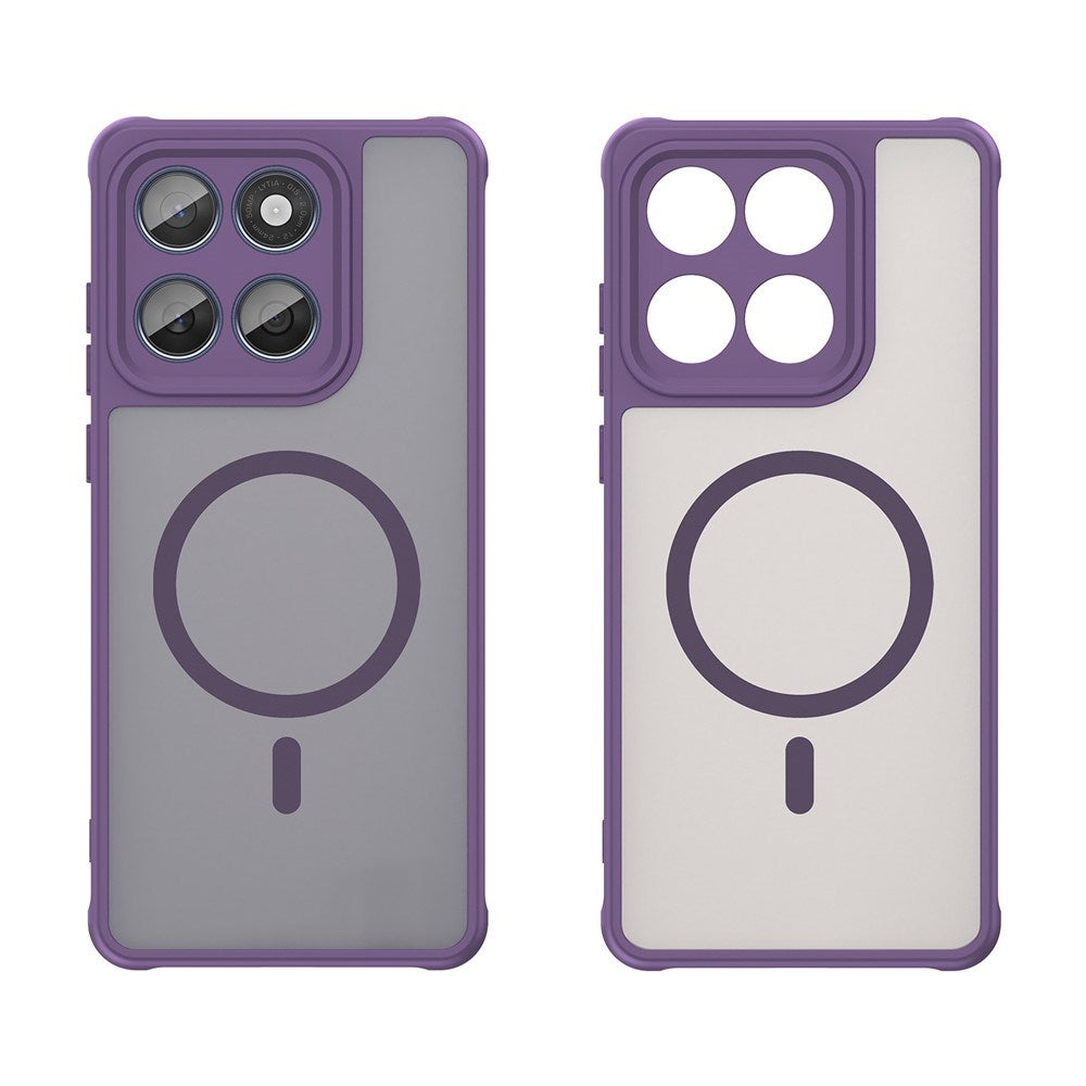 Motorola Moto G77 / G67 EIDERWOOD Hybrid Plastik Bagside Cover - MagSafe Kompatibel - Lilla