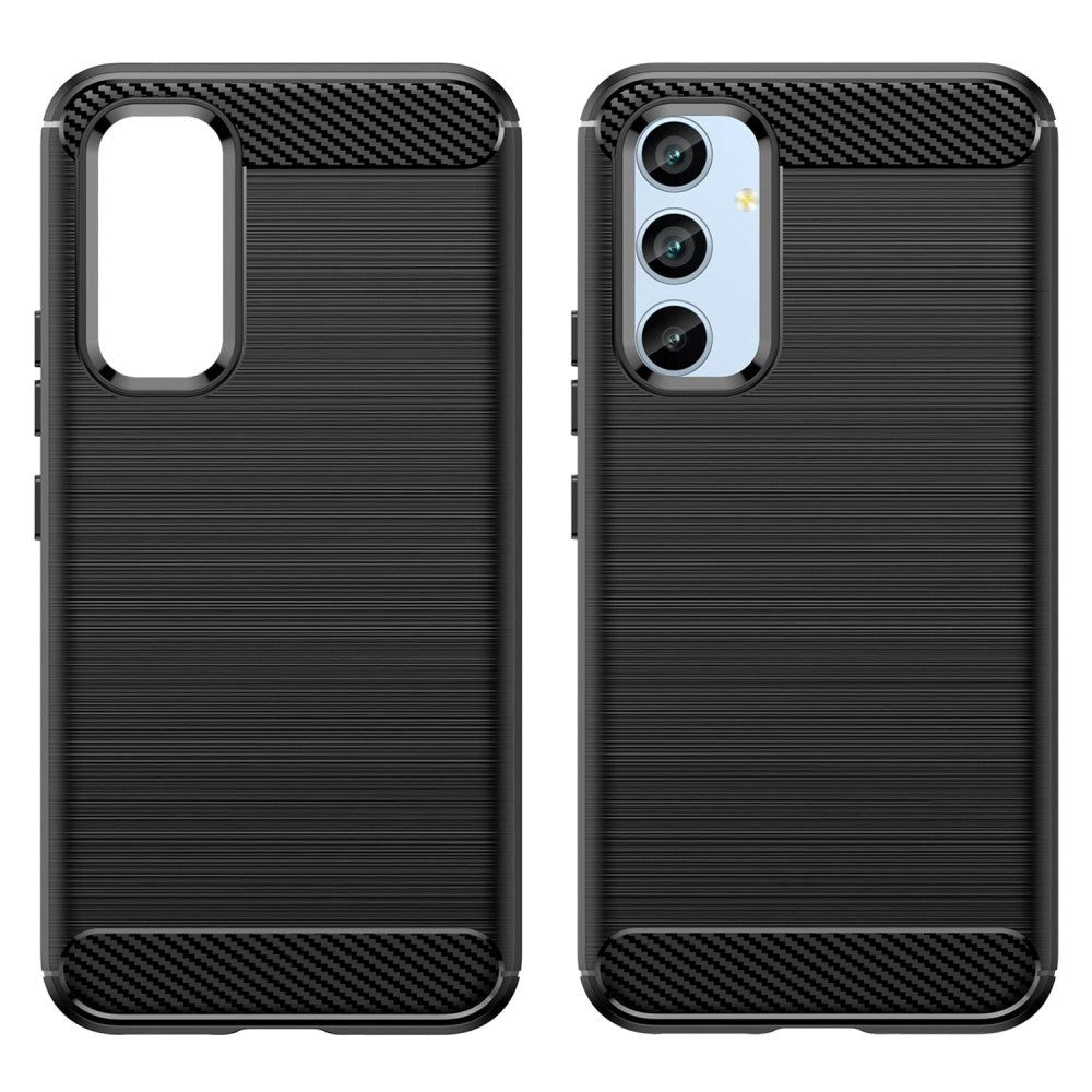 Samsung Galaxy A54 (5G) Carbon Fiber Plastic Bakdeksel - Svart