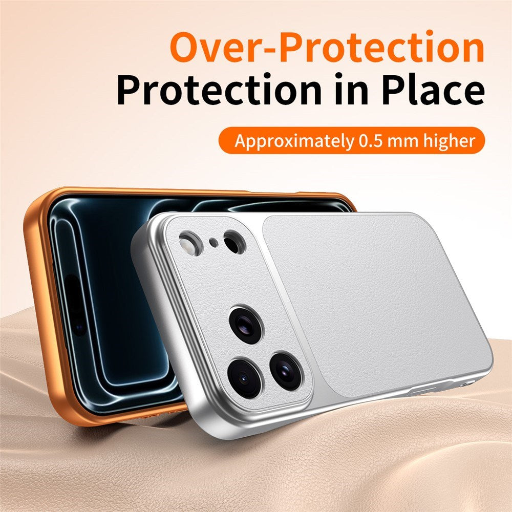 iPhone 17 Pro Max EIDERWOOD Hybrid Mobilcover m. Kunstlæderbelægning - Sort
