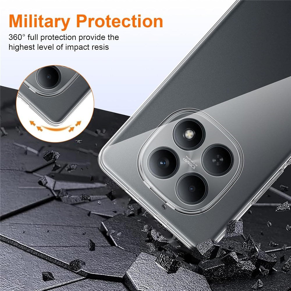 Xiaomi Redmi Note 15 (5G) / Poco M8 (5G) EIDERWOOD Fleksibelt Plast Bagside Cover - Gennemsigtig