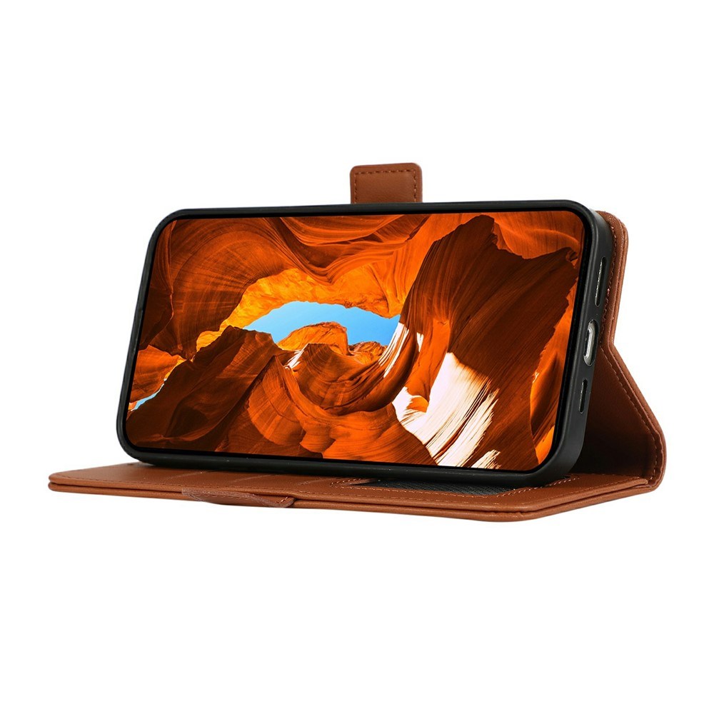 EIDERWOOD Google Pixel 11 / 11 Pro Flipcover - Indbygget RFID-Blocker & Kortholder - Brun