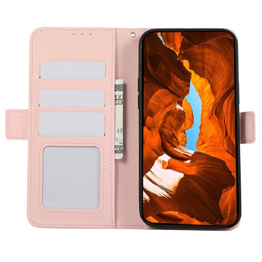 EIDERWOOD Google Pixel 11 Pro XL Flipcover - Indbygget RFID-Blocker & Kortholder - Pink