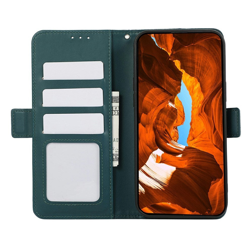 EIDERWOOD Google Pixel 11 Pro XL Flipcover - Indbygget RFID-Blocker & Kortholder - Mørkegrøn