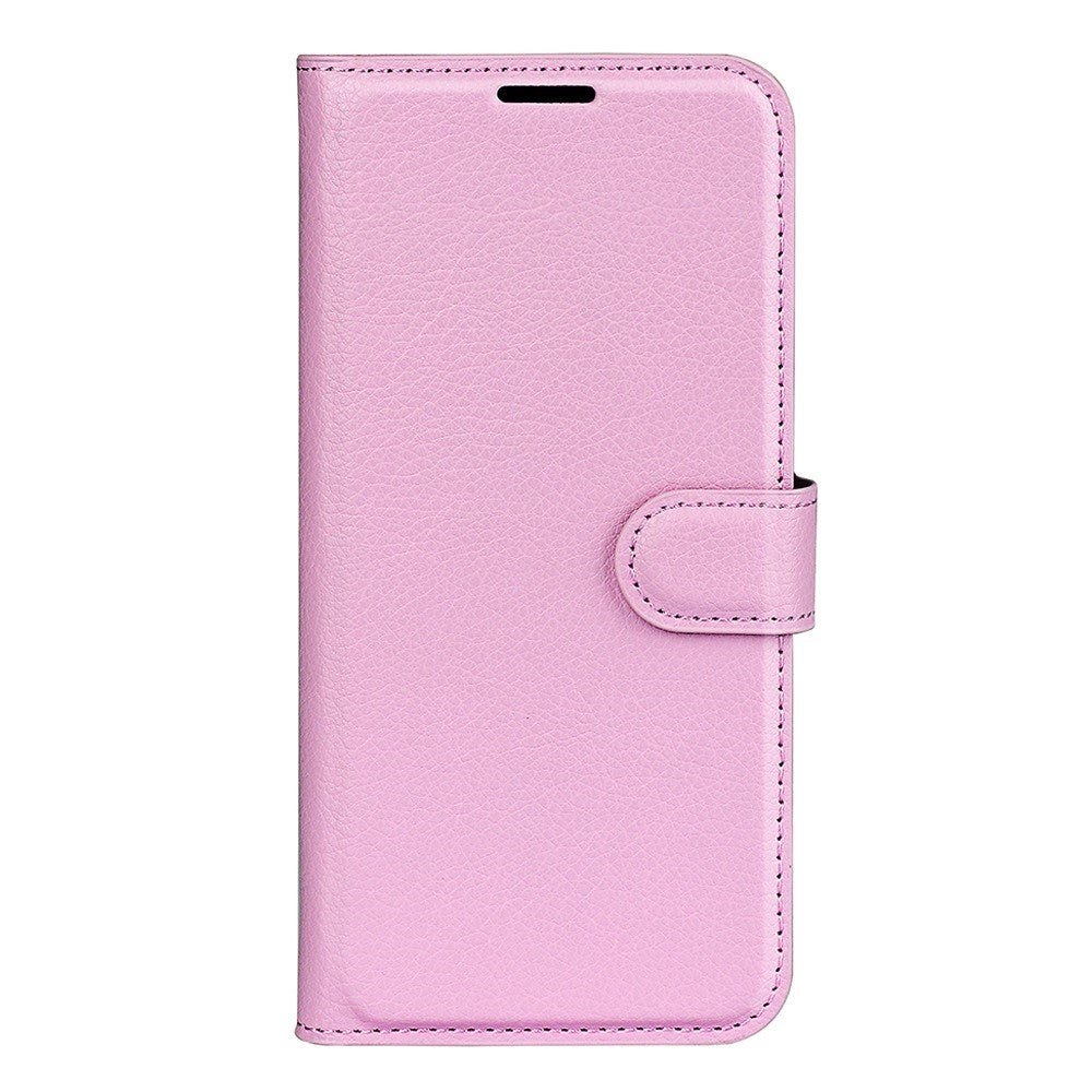 Honor X8 (5G) - EIDERWOOD Faux Leather Flip Cover m. Kortholder og stativfunksjon - Rosa