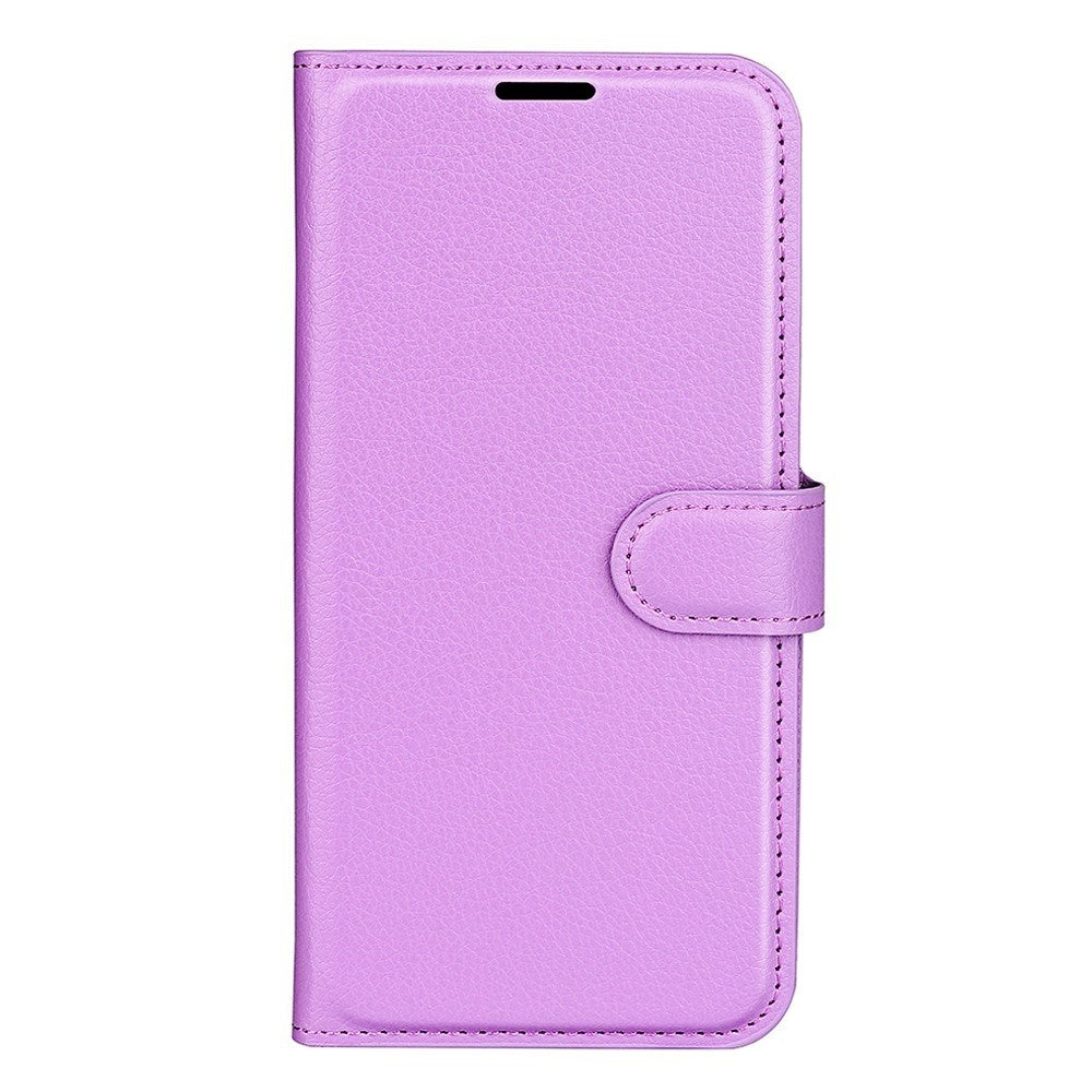 Honor X8 (5G) - EIDERWOOD Faux Leather Flip Cover m. Kortholder og stativfunksjon - Lilla