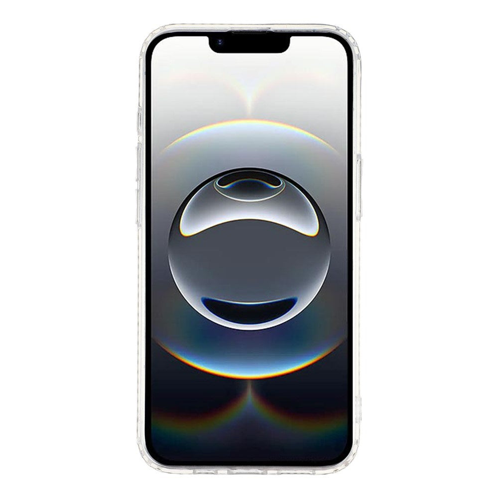 iPhone 17e / 16e EIDERWOOD Hybrid Mobilcover m. Rhinsten & Blomsterdesign - Hvid / Flerfarvet Blomster