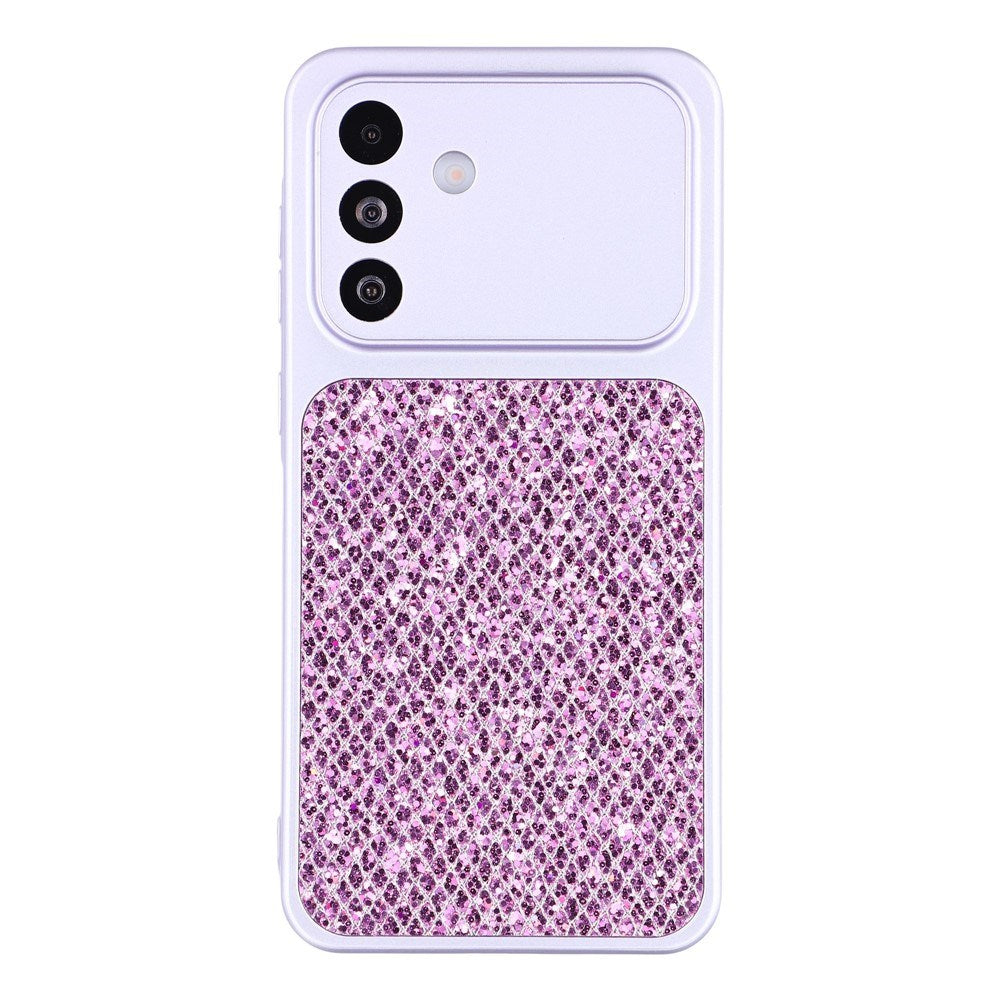 Samsung Galaxy A17 (5G) EIDERWOOD Fleksibelt Plast Bagside Cover m. Glitter - Lilla