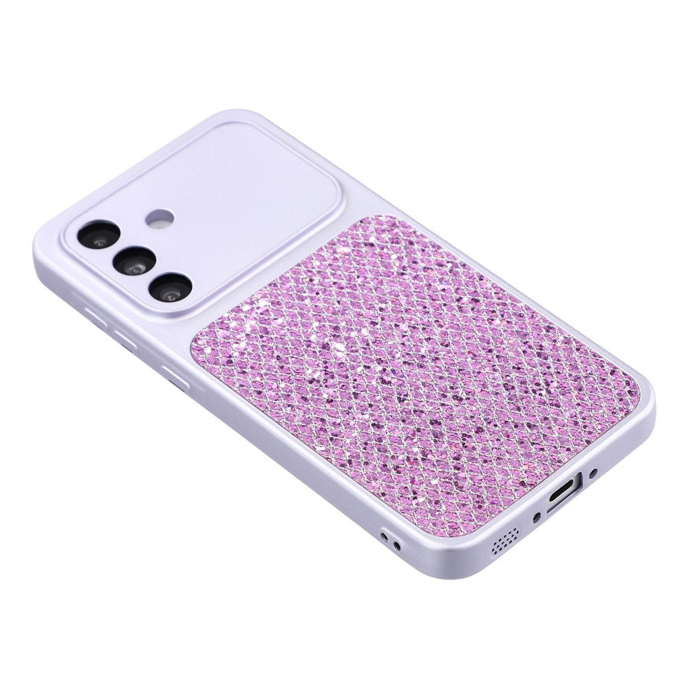 Samsung Galaxy A17 (5G) EIDERWOOD Fleksibelt Plast Bagside Cover m. Glitter - Lilla