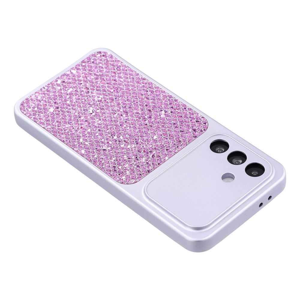 Samsung Galaxy A17 (5G) EIDERWOOD Fleksibelt Plast Bagside Cover m. Glitter - Lilla
