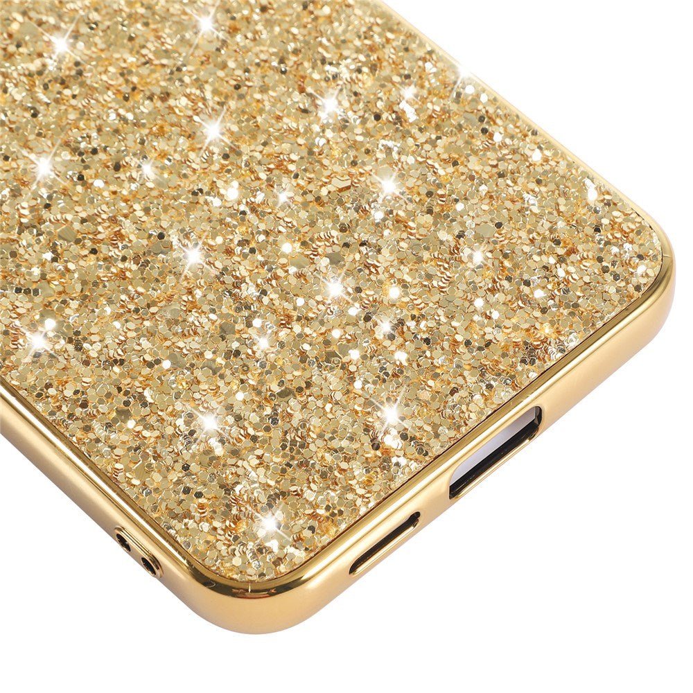 Samsung Galaxy A57 EIDERWOOD Glitter Bagside Cover - Guld