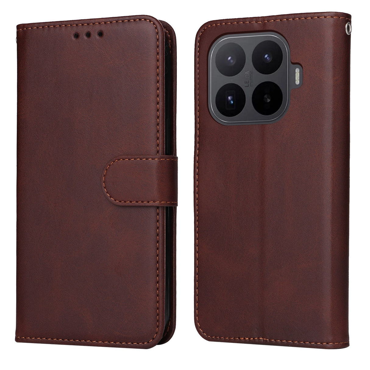 Xiaomi 17T EIDERWOOD Kunstlæder Flip Cover inkl. Strop - Brun