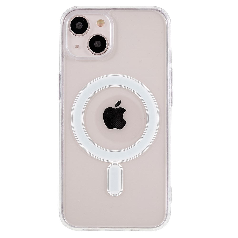 EIDERWOOD iPhone 13 Hybrid Plast Bagside Cover - MagSafe Kompatibel - Gennemsigtig / Hvid
