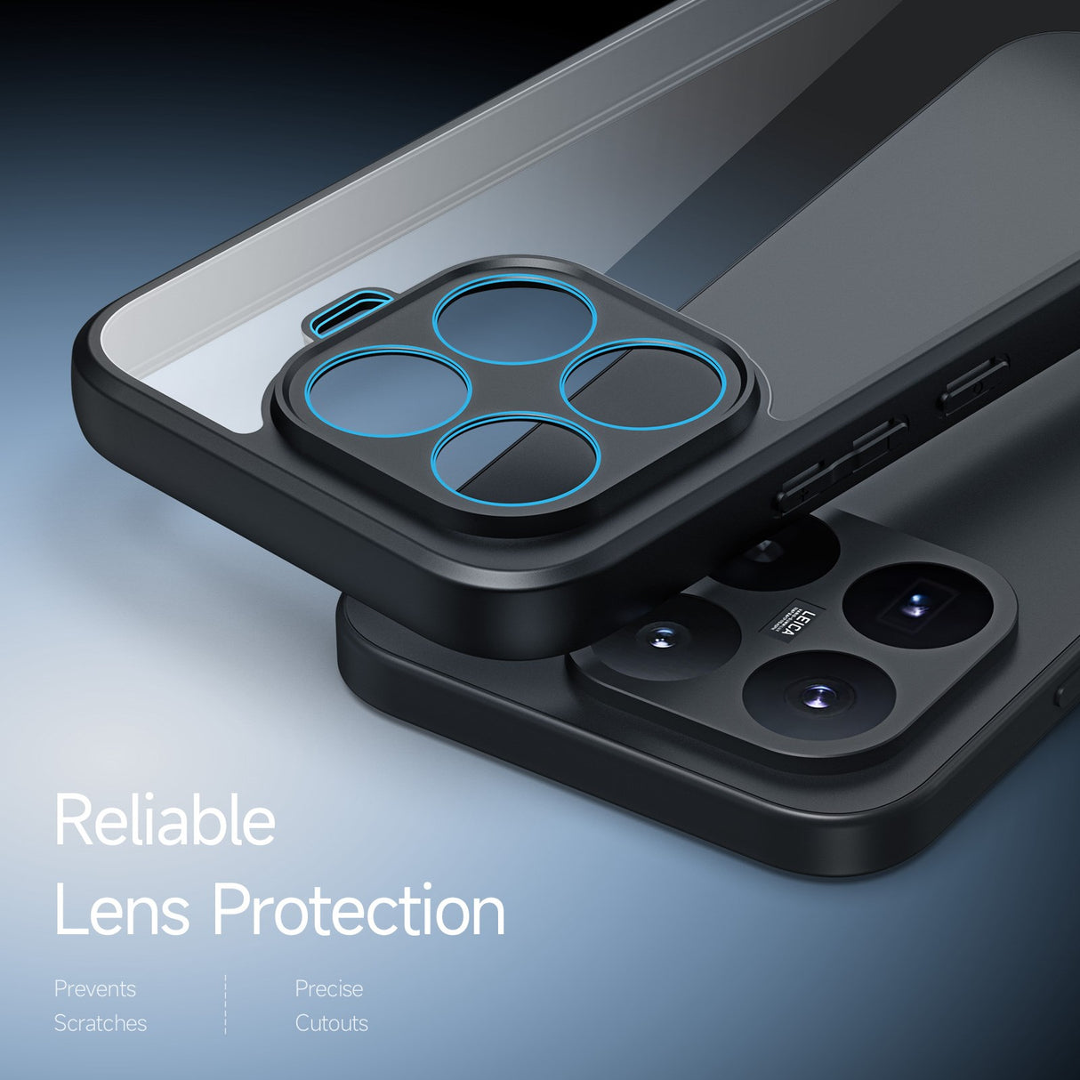 Xiaomi 17T DUX DUCIS Hybrid Mobilcover - Gennemsigtig / Sort